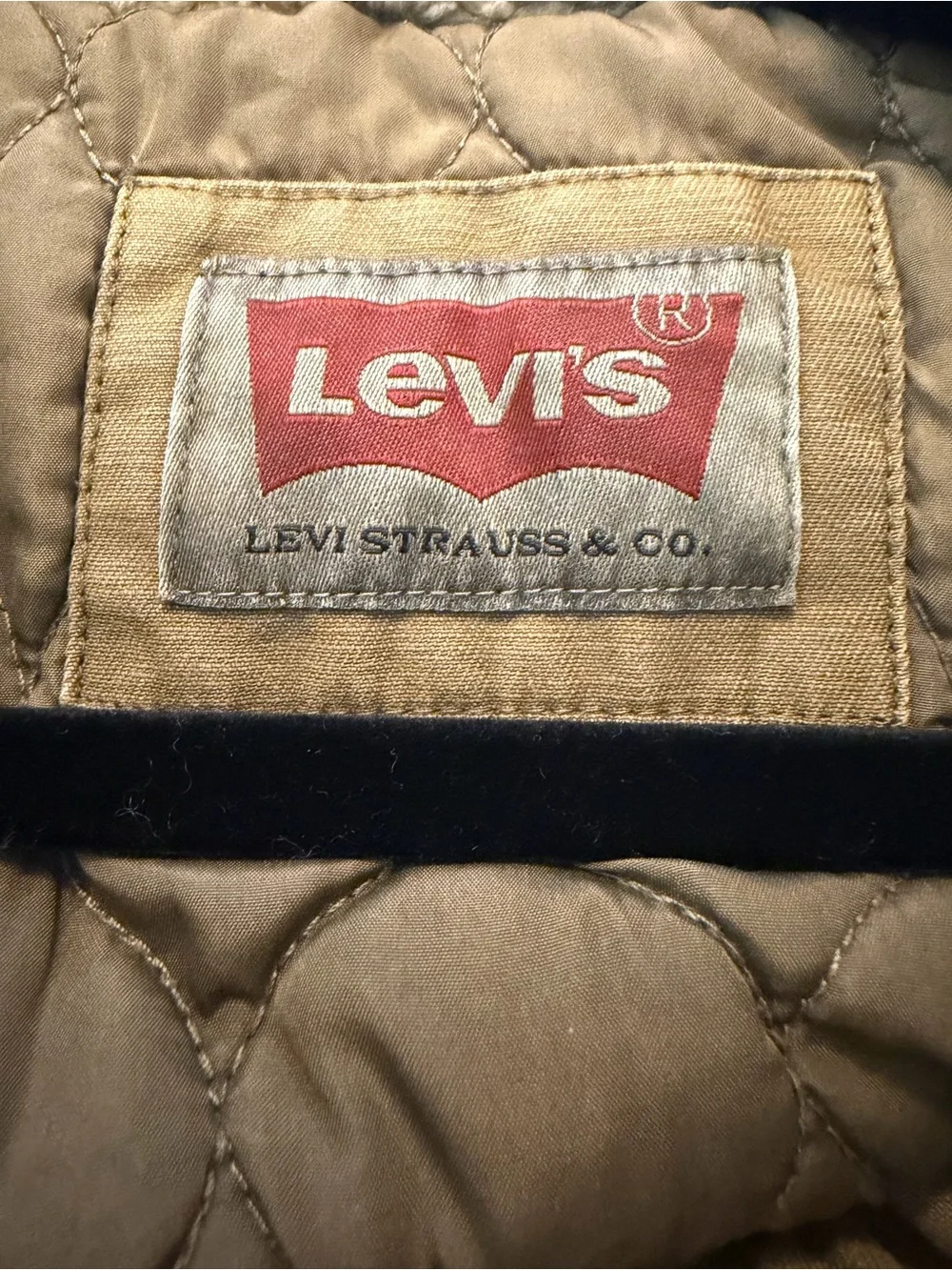 Levi's Olive Brown Sherpa Collar Field Jacket
